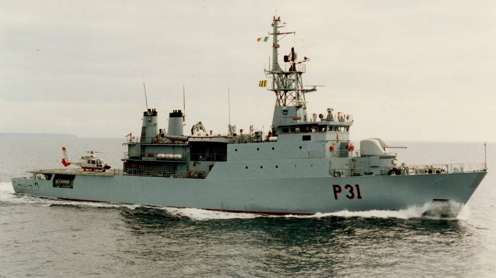 The Irish Naval Service vessel LE Eithne: Last year a third of Ireland’s nine Naval ships were decommissioned